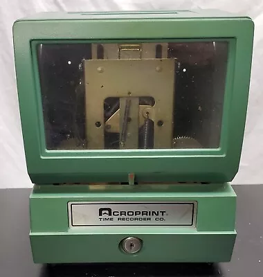 Vintage Time Clock -Acroprint -125ER3 - No Clock - No Power - #3 - READ • $39.99