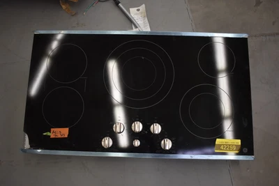 $375 • Buy GE Profile PP7036SJSS 36  Black  5 Element Electric Cooktop ASIS #42259