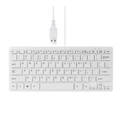 USB Mini Keyboard With Chocolate Buttons Stylish Portable Ultra Slim For Mac PC • $13.99