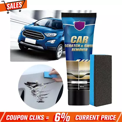 Magic Car Scratch Repair Polishing Wax Body Compound Paint Sponge Remover Care • $4.09