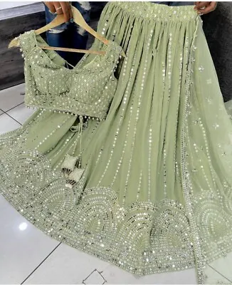 Wedding New Designer Lehenga Choli Lehenga Indian Bollywood Party Pakistani Wear • $36