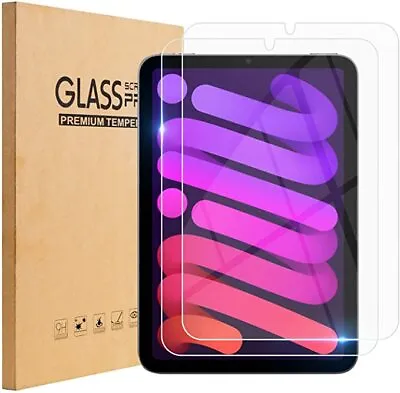 2 Pack Glass Screen Protector For Apple IPad Mini 6th Gen 2021 Mini 6 Tempered • £6.69