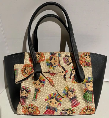 $19.99 • Buy Frida Kahlo Bag Handbag 100% Mexican Art Purse Tote 