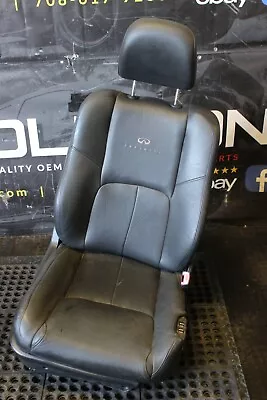 2006 Infiniti G35 Sedan Front Right Passenger Seat Assembly RH OEM Black Leather • $249.99