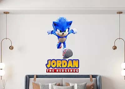 $12.70 • Buy  Sonic The Hedgehog Personalized Custom Name Wall Sticker Decal
