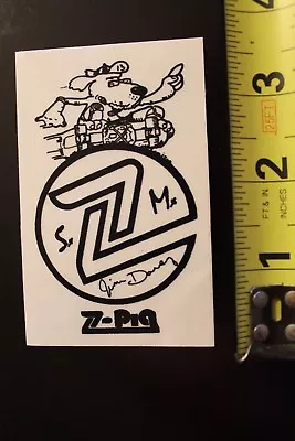 Z-FLEX Skateboards Jim Davey Z-Pig Rat Dog Dogtown Z-Boys Jay Adams 90's STICKER • $11
