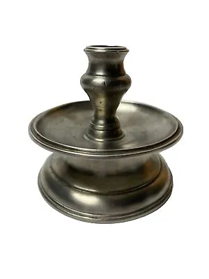 Vtg Match Pewter Taverna Candlestick Made In Italy 4.25  Tall • $149.99