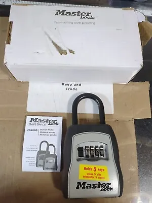 Master Lock Safe Space Security Portable Lock Box 5400D - New Open Box #I3 • $24.50