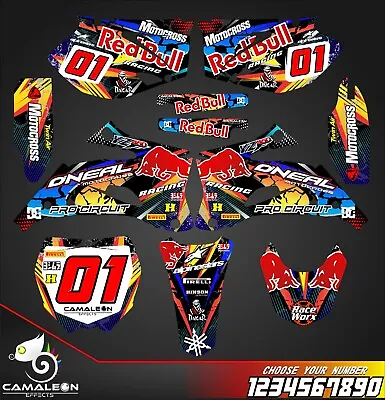 Yamaha YZF250-450 2006 2007 2008 2009 YZF450 YZ250F YZ450F Graphics Kit Stickers • $130