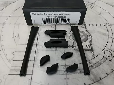 (2) NIB Oakley Original Flak Jacket Earsock & Nose Bomb Kit OEM Black 06-210 • $29.99