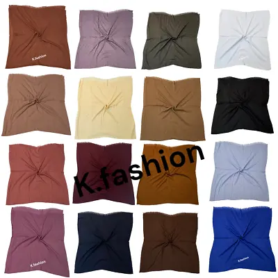 New Modal Soft Hijab High Quality Elegant Drape Maxi Shawl Wrap Sarong Cape • £5.99