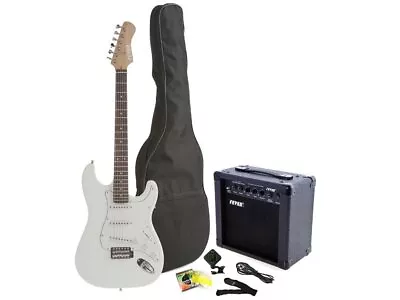 Full Size Electric Guitar With 20-Watts Amplifier Gig Bag Clip On Tuner Ca... • $227.62