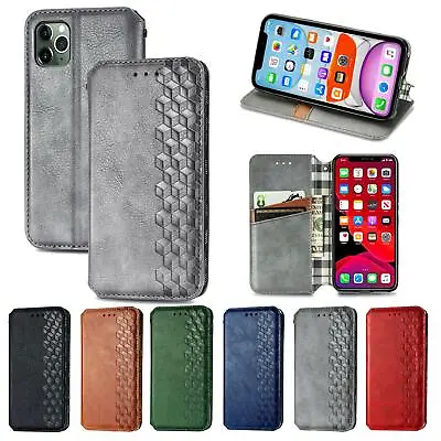 $4.38 • Buy For IPhone 14 13 12 11 Pro Max XS XR X Plus Wallet Leather Card Holder Flip Case
