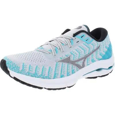 Mizuno Womens Wave Rider 24 WaveKnit Blue Running Shoes 11.5 Medium (BM) 3754 • $48.99