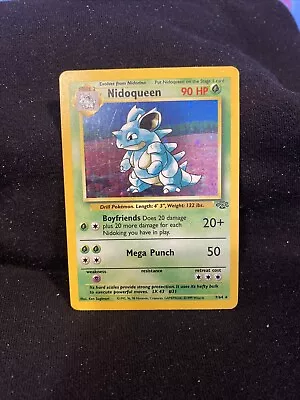 Unlimited Holo Nidoqueen 7/64 - Jungle WoTC Pokemon - LP - Fast/safe Shipping! • $14