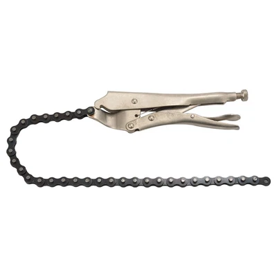 £26.39 • Buy 10 Inch Chain Vise Clamp Plier Locking Grip Wrench Oil Pipe 16.5 Inch Chain F6D7