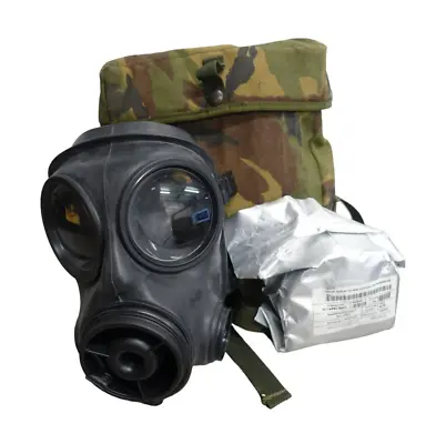Avon S10 Gas Mask Respirator Size 2 With Filter DPM Haversack Genuine Ex MOD Use • £89