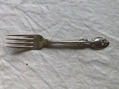 Gorham Melrose Pattern Sterling 6 1/2  Salad Fork No Monogram - Free Shipping! • $44.99