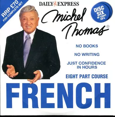 Michel Thomas - French  - Eight Part Course - Part 6 / Newspaper Promo Audio CD • $1.52