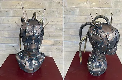 Steampunk 16  Display Jewellery Mannequin Head Apocalypse Metal Alien Tentacle A • £32.99