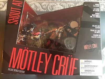 MOTLEY CRUE SHOUT AT THE DEVIL Deluxe Stage Set Figures VINTAGE McFarlane NIB • $299