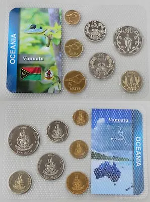 Vanuatu Kms Coin Set 1999-2009 IN Blister Uncirculated • $30.76