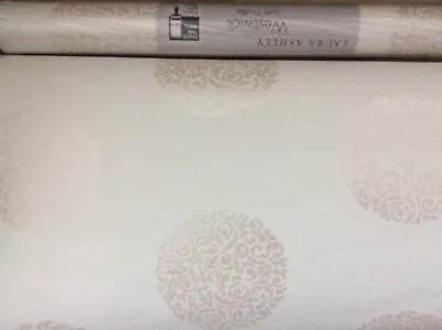 1.5 Rolls Of Lovely Laura Ashley Westwick Soft Truffle  W100572-A/1 • £20