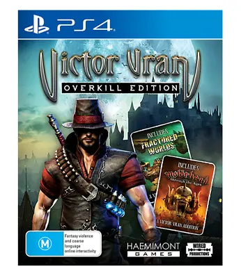 Victor Vran: Overkill Edition Inc Art Cards/Manual PS4 PS5 Like New AU • $17.90