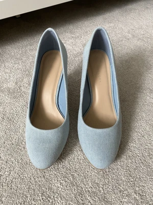 £22.99 • Buy Denim Wedge Shoes - Size 5