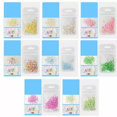 £1.45 • Buy 300 Pcs Crystal Flat Back Nail Art Rhinestones Glass Diamante Gems Craft 3D Gift