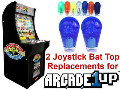 $10.95 • Buy Arcade1up Final Fight Marvel Vs Capcom X-Men TMNT Translucent Joystick Bat Tops