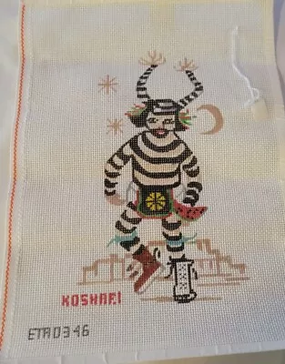 Koshari Kachina Handpainted Needlepoint Canvas Ellens Tribal Disigns  5 X 9 B9 • $44.99