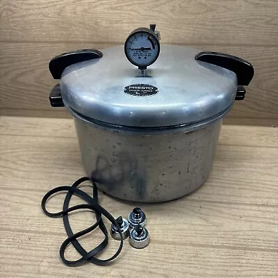Presto Vintage 16 Qt Aluminum Pressure Cooker Canner*Model 7-B • $59.99