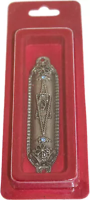 STAR OF DAVID Pewter Mezuzah Mezuza Case 2.7  Judaica Jewish Gift Made In Israel • $11.65