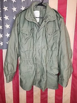 Small Long M-65 Vietnam War Era OG-107 Field Coat Jacket 9695 • $70