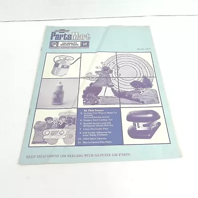 $13.98 • Buy Vintage March 1979 Parts Mart Gm Original Catalog Race Genuine Service Station