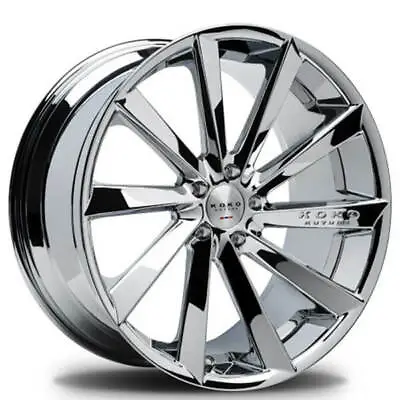 (4) 20  Koko Kuture Wheels Kapan Chrome Rims Fit 5x112 (B5) • $3100