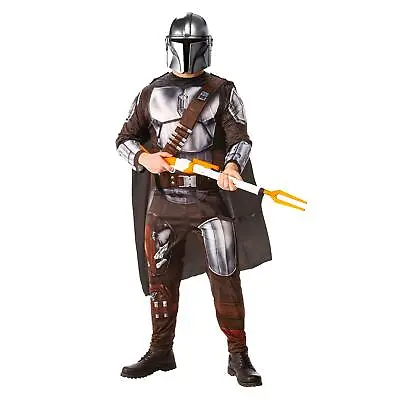 Rubie's Official Disney Star Wars The Mandalorian Adult Costume Mens Fancy XL • £58.72