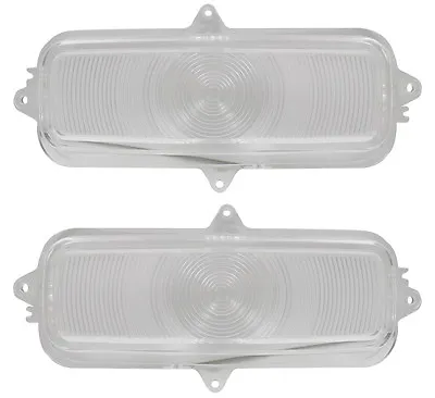 NEW Trim Parts Clear Turn Signal Lens PAIR / FOR 1960-66 CHEVY TRUCK & SUBURBAN • $34.99