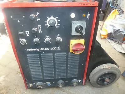£420 • Buy Tig Welder Ac Dc 3 Phase Murex Trades Tig 200s Torch Earth Clamp