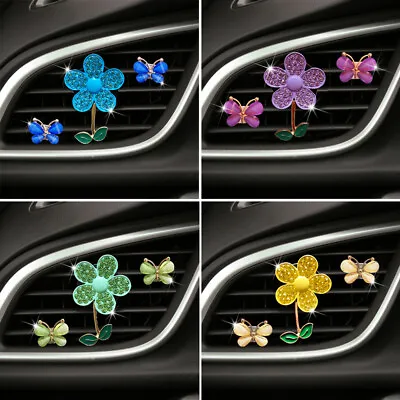 Car Bling Clip Air Vent Freshener Perfume Clip Aroma Diffuser Decor Accessories • $5.16