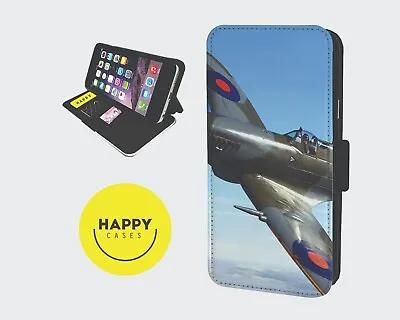 £5.91 • Buy INCREDIBLE SPITFIRE WAR - Faux Leather Flip Phone Case Cover - Iphone/Samsung