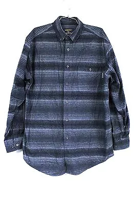 VTG WOOLRICH Heather Chamois Flannel Shirt Mens L Camp 100% Cotton Various • $120
