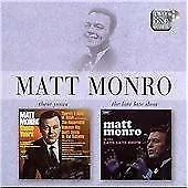 Matt Monro : These Years/The Late Late Show CD (1999) FREE Shipping Save £s • £2.98