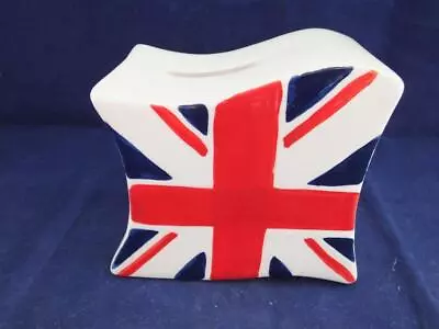 Ceramic Union Jack Flag Money Box - Not Correctly Configured. • £7.96