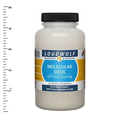 Molecular Sieve 6 Oz Laboratory Grade 8x12 Mesh Beads USA SELLER • $22.99