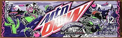 ALL NEW Mountain Dew Purple Thunder 12 Packs! 12x12oz- FREE SHIPPING!!!! BB 8/24 • $25.10