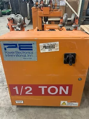 Electrolift Bridge Crane Hoist Rope Hoist 1/2 Ton Hoist Power Trolley  • $4999