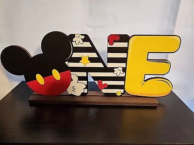 Mickey Mouse One Centerpiece For First Birthday • $13.50