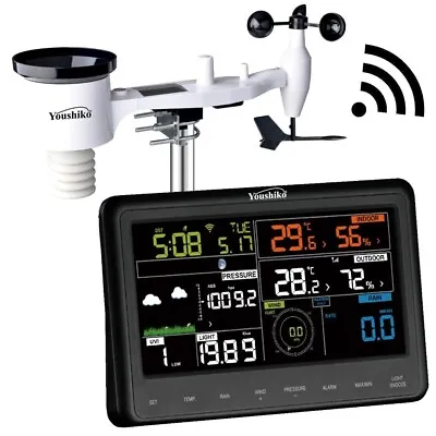 Weather Station WiFi Internet Wunderground & WeatherCloud Official UK Version • £159.99